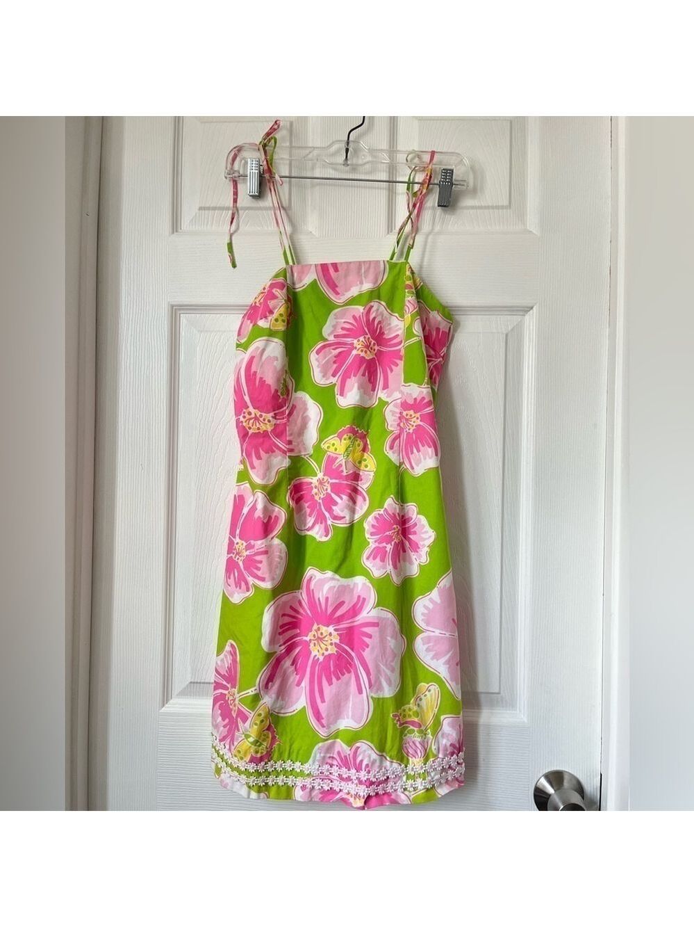 Lilly Pulitzer Maui Punch pink floral dress size 2